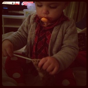 E "crocheting" a mean granny square!