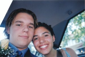 Two dorks on their way to prom!