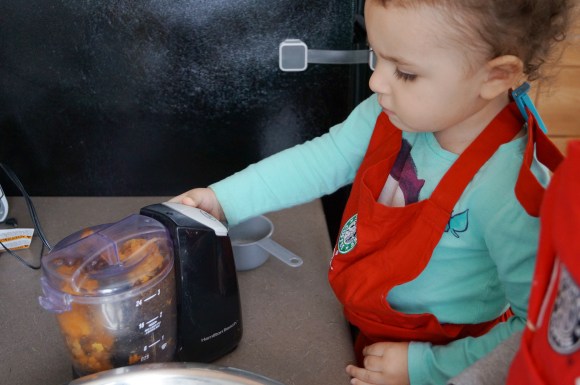 The Button-Masher in her element!