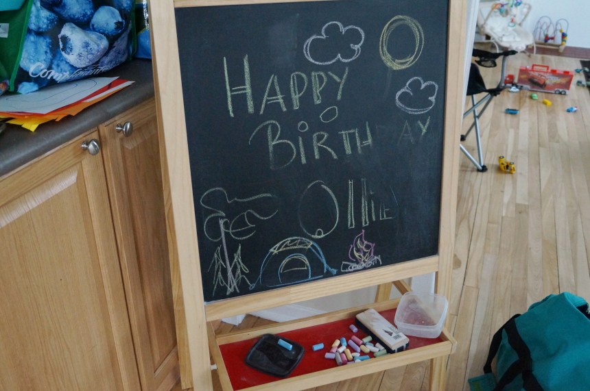 E got to the board before the camera did;)