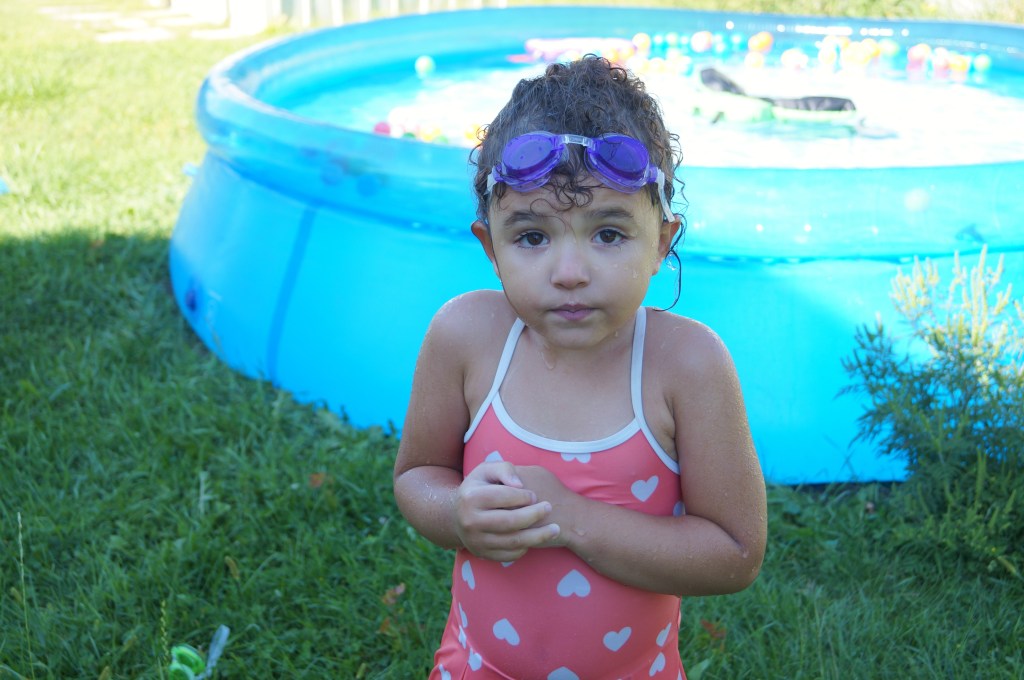 and swimming
